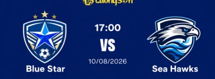 Nhận định Blue Star vs Sea Hawks, 17h00 ngày 10/8: Cán cân mong manh