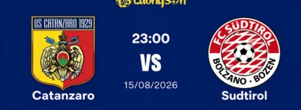 Nhận Định Catanzaro Vs Sudtirol, 23h00 Ngày 15/8: Thử Thách Cực Đại