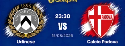 Soi Kèo Udinese vs Calcio Padova, 23h30 ngày 15/08: Khẳng Định Vị Thế Serie A, Thắng Cách Biệt
