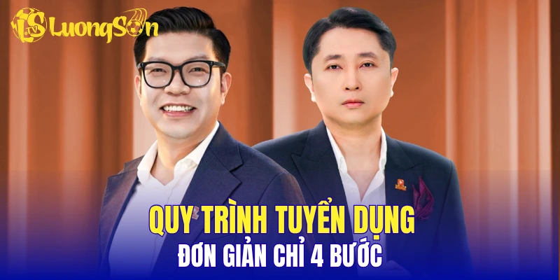 Quy trình tuyển dụng đơn giản chỉ 4 bước